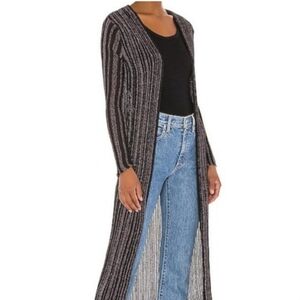 Misa Los Angeles Long Metallic Duster, xs